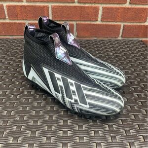 Adidas Freak football cleats, slip on high top molded cleats, men’s size 7.5